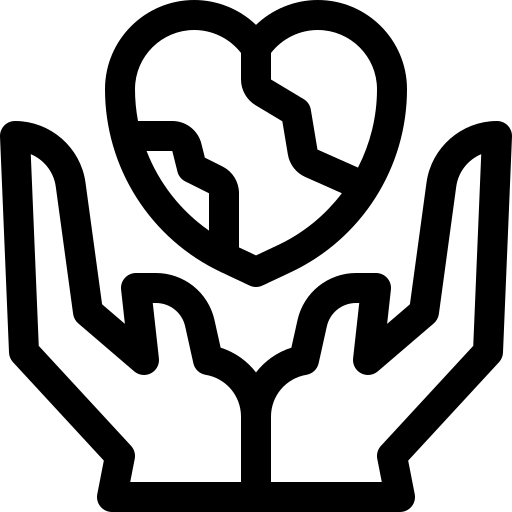 heart in hand icon
